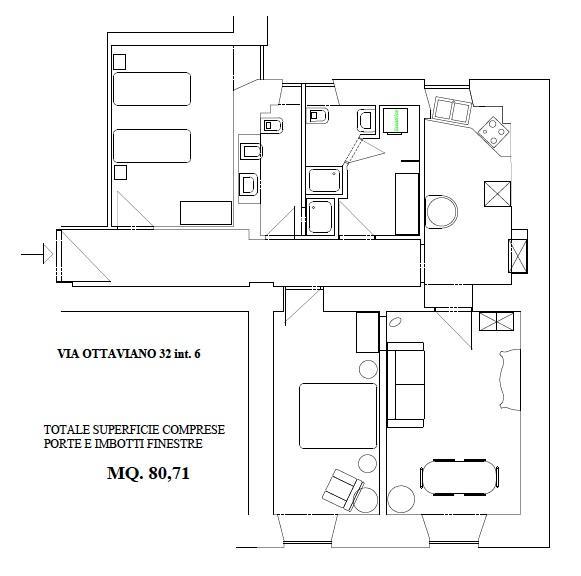 Domus Ottavia In Roma Apartamento Exterior foto